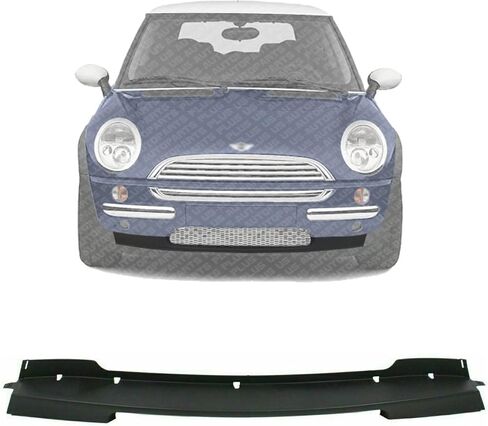 New Front Bumper Lower Valance Center Air Deflector Primed Direct Replacement For Mini Cooper Base Model 2002-2004 51116800135 MC1092101 in Saudi Arabia