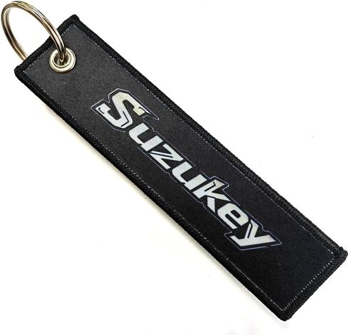 Motorcycle Anti-Lost Ring Keyring Lanyard Key Chain Bike Ring Holder Compatible With Suzuki Hayabusa GSXR 1300 600 750 1000 1100 250 Black in Saudi Arabia