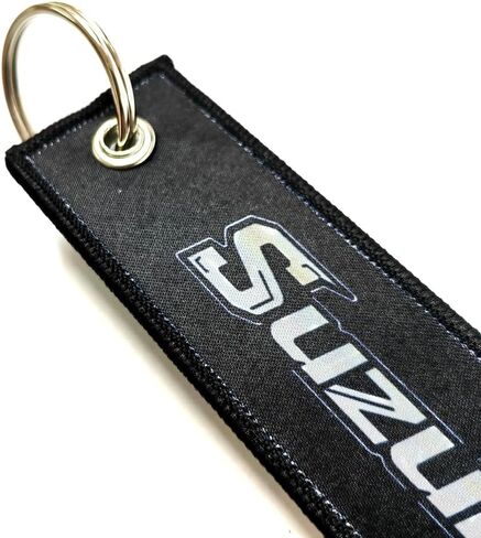 Motorcycle Anti-Lost Ring Keyring Lanyard Key Chain Bike Ring Holder Compatible With Suzuki Hayabusa GSXR 1300 600 750 1000 1100 250 Black in Saudi Arabia