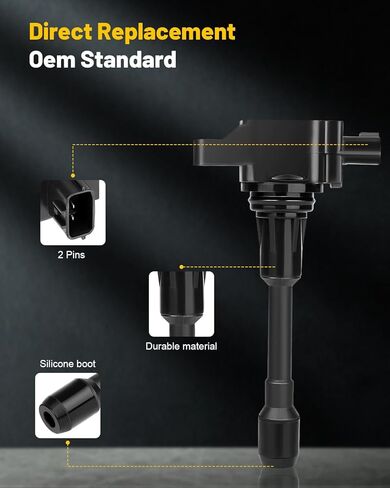 OCPTY Ignition Coils 2014-2019 for INFINITI Q70 5.6L/V8,2017-2019 for Nissan Rogue 2.0L/L4 3-Pins UF549 1 PCS Ignition Coil Pack in Kuwait