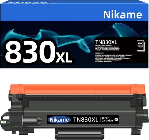 Compatible TN830XL Toner Cartridge, High Yield 3500 Pages, 2-Pack Black TN830 Toner Replacement for Brother HL-L2460DW DCP-L2640DW HL-L2480DW HL-L2400D MFC-L2820DW MFC-L2900DW HL-L2405W in Saudi Arabia