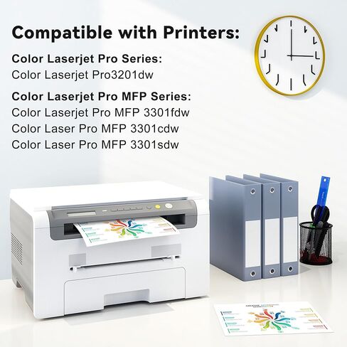 YQSLPBM 218X Toner Cartridges 4Pack Compatible for HP 218A 218X Toner Cartridge with 218X Toner Color LaserJet Pro 3201dw MFP 3301fdw 3301sdw 3301cdw Printer(Black/Cyan/Yellow/Magenta) in Saudi Arabia