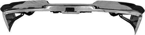 Rear Bumper Assembly for 2009-2018 Dodge Ram 1500 | Chrome Steel – NO Sensor Holes | for Single Exhaust Models Only | NOT for Dual Exhaust | Direct Fit in Kuwait