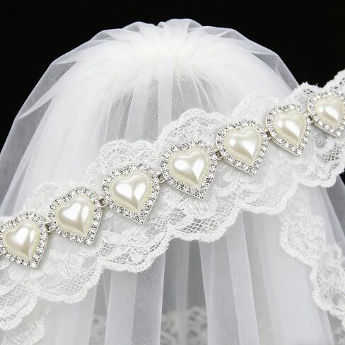 Heart Shaped Pearl Rhinestone Buttons Flatback Embellishments 10 Pieces for Garment Jewelry Craft DIY Decoration 0.98X0.78In in Kuwait