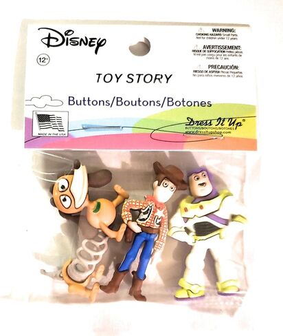 قم بتزيين الأزرار والزخارف - Buzz Lightyear، Woody، Slinky Dog in Kuwait