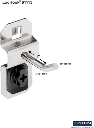 Triton Products Stainless Steel Hook Pegboard, 1 Inch in Saudi Arabia