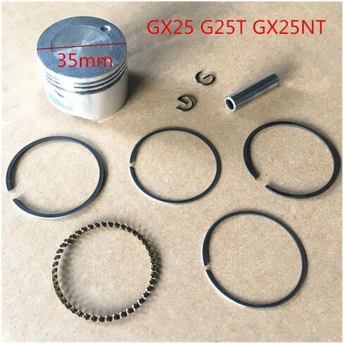 صالح ل GX25 GX35 مجموعة كبّاس 35 مللي متر أو 39 مللي متر G25T GX25NT 25CC GX35T GX35NT محرك فرشاة القاطع اسطوانة حلقات المكبس دبوس كليب (GX25 35 مللي متر) in Kuwait