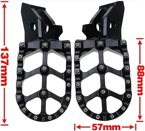 Motorcycle Footpeg Footpedal Footrest Foot Pegs For Ultrabee Surron Ultra Bee MOTORCYCLE distintivo(Green) in Kuwait