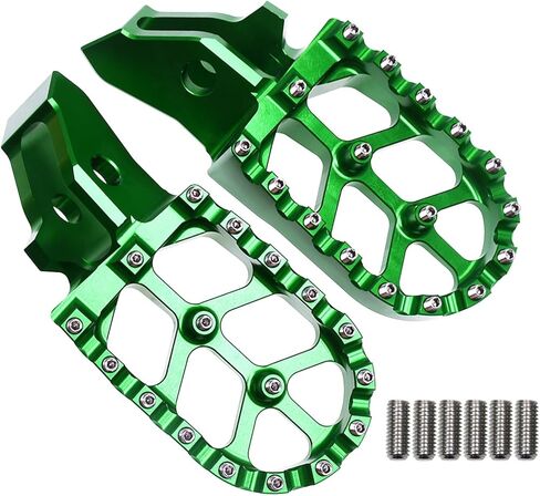 Motorcycle Footpeg Footpedal Footrest Foot Pegs For Ultrabee Surron Ultra Bee MOTORCYCLE distintivo(Green) in Kuwait