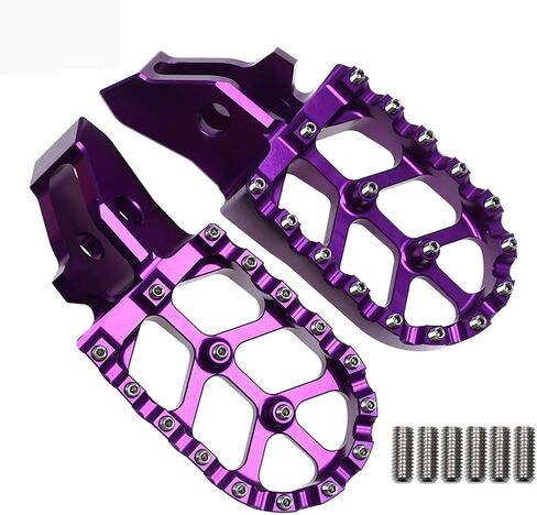 Motorcycle Footpeg Footpedal Footrest Foot Pegs For Ultrabee Surron Ultra Bee MOTORCYCLE distintivo(Green) in Kuwait