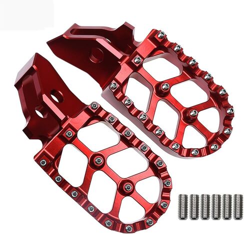 Motorcycle Footpeg Footpedal Footrest Foot Pegs For Ultrabee Surron Ultra Bee MOTORCYCLE distintivo(Green) in Kuwait