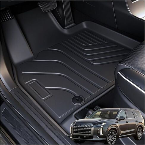 Prosheve Floor Mats & Cargo Liner Set for Hyundai Palisade 2020-2026 7/8 Passenger (2020-2025 Hyundai Palisade Floor Mat) in Saudi Arabia