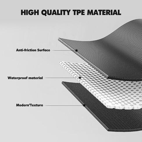 Vanseno Rear Seat Backrest Mats for 2020-2024 2025 2026 Jeep Gladiator JT All Weather Protection TPE Mat for eep Gladiator JT Accessories,Black (Backrest Mats) in Saudi Arabia