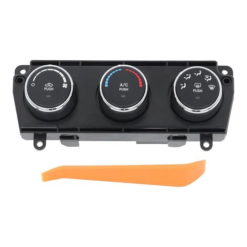 Temperature Control Replacement for W-ra-ngl-er 2014-2017 JK 2018 Replacement for 68197433AB 68197433AA with Rear Window Defrosting Function in Saudi Arabia