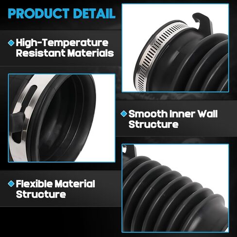 17225-6A0-A00 Engine Air Cleaner Intake Flow Tube Duct Hose Fit For Honda Accord 1.5L 2018-2022 Replaces 172256A0A00 in Saudi Arabia