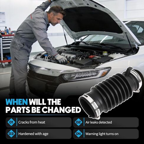 17225-6A0-A00 Engine Air Cleaner Intake Flow Tube Duct Hose Fit For Honda Accord 1.5L 2018-2022 Replaces 172256A0A00 in Saudi Arabia