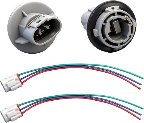 قطعتان من مقبس ضوء إشارة الانعطاف الأمامي، يناسب Honda Accord Civic CR-V Odyssey Pilot Element Crosstour Acura CL RDX TL RL استبدال OE 33302-SR3-A01 33302SR3A01 موصل إشارة الانعطاف in Kuwait
