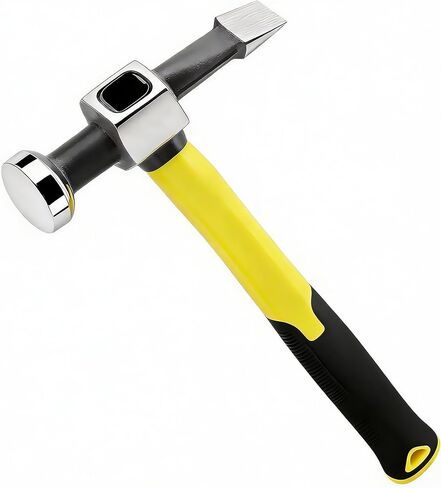 Auto Body Hammer,Flat and Round Head,Polished,Reinforce,Anti-Rust,Plastic Handle. in Saudi Arabia