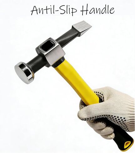 Auto Body Hammer,Flat and Round Head,Polished,Reinforce,Anti-Rust,Plastic Handle. in Saudi Arabia