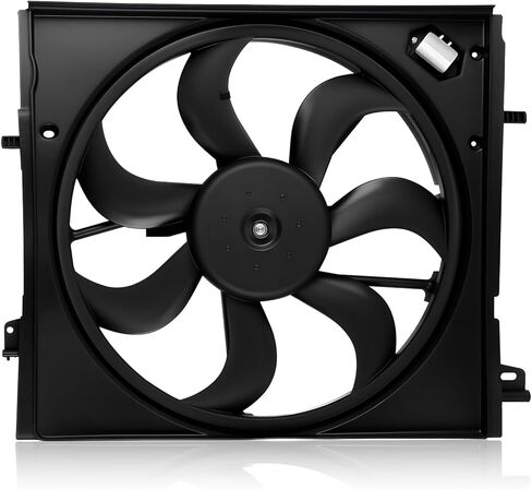 620-473 Radiator Cooling Fan Fit for Nissan Rogue Sport 2.0L 2017-2021 Replacement Radiator Fan Assembly 214816MA0A 214816MA0B 21481-6MA0B 21481-6MA0A NI3115162 in Saudi Arabia