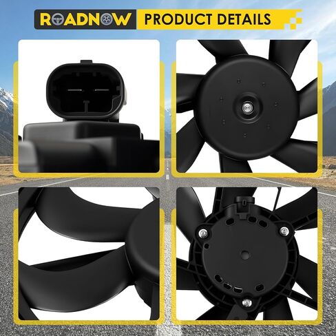 620-473 Radiator Cooling Fan Fit for Nissan Rogue Sport 2.0L 2017-2021 Replacement Radiator Fan Assembly 214816MA0A 214816MA0B 21481-6MA0B 21481-6MA0A NI3115162 in Saudi Arabia