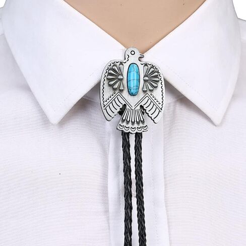 Mingchen 6 Pcs Silver Bolo Tie Clasp, Blank Bolo Tie Buckle Accessories Slide Lock Clips for DIY Necktie Making Creative Gifts (Silver) in Saudi Arabia