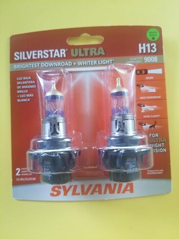 NEW - Replacement For Sylvania OEM Silverstar ULTRA H13/9008 High PeRIFormance Vehicle Bulb Bulbs Replacement For OEM in Saudi Arabia