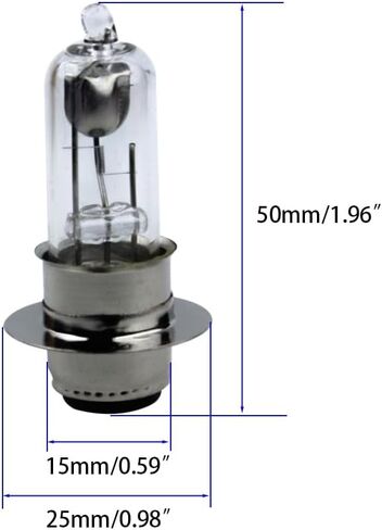 H4 12v 35w Head Light Bulbs Replacement for 50cc 70cc 90cc 110cc 125cc 150cc 200cc 250cc ATV Scooter Motorcycle Go Kart in Saudi Arabia
