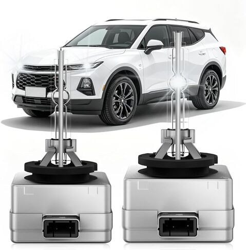 EASY EAGLE D3S HID Xenon Headlight Bulbs Fit for Chevy Blazer Traverse Bolt EV 2018-2022 6000K Cool White High & Low Beam Replacement Bulb 35W D3SC1 Lights Headlamp, Pack of 2 in Saudi Arabia