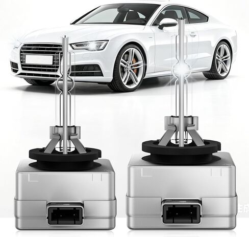 EASY EAGLE D3S HID Xenon Headlight Bulbs Fit for Audi A3 A4 A5 A6 A7 A8 S4 S5 Q5 Q7 Allroad Quattro 2009-2016 6000K Cool White High & Low Beam Replacement Bulb 35W, Pack of 2 in Saudi Arabia