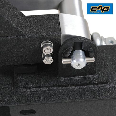 EAG Classic Rear Bumper with Tire Carrier Black Textured Fit for 87-06 Wrangler TJ YJ in Saudi Arabia