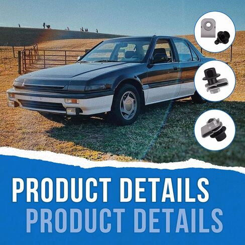 90305-SH3-000 Front Lip Spoiler/Valance Hardware Kit Compatible with Honda 1988-2001 Accord, 1999 2000 Civic, 1994-1997 Civic del Sol & Ac-ura 1992-2001 Integra (Replacement 90111-SM4-003) in Kuwait