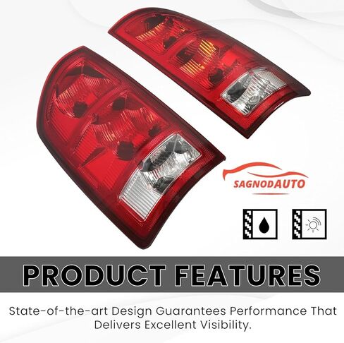 Taillight Compatible with 2002-2006 Dodge Ram 1500 2003-2006 Dodge Ram 2500 3500 Driver and Passenger Side in Saudi Arabia
