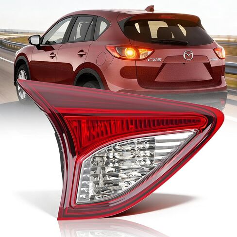 Right Outer Tail Light Assembly for 2013-2016 Mazda CX-5, Passenger Side Back Taillight Assembly, OE Style Brake Lamp with Bulb and Harness, Direct Replace #MA2805111 in Saudi Arabia
