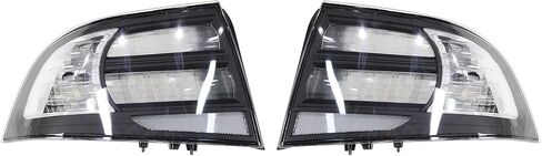 Compatible with 2004 2005 2006 2007 2008 Hon-da Acu-ra TL Type-S Clear Tail Lights (Black) in Saudi Arabia