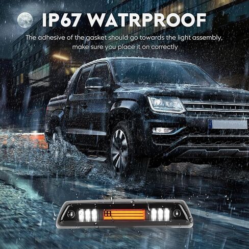 ضوء الفرامل الثالث LED لـ 2009-2014 Ford F-150، مصباح الشحن الخلفي مصباح توقف عالي التركيب in Kuwait