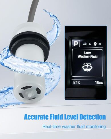 8260A406 Washer Fluid Level Sensor Fit for Mitsubishi Eclipse Cross 2018-2024 Outlander PHEV 2019-2022 Outlander 2014-2021 Outlander Sport 2016-2023 Includes 2 Black Rubber Rings in Kuwait