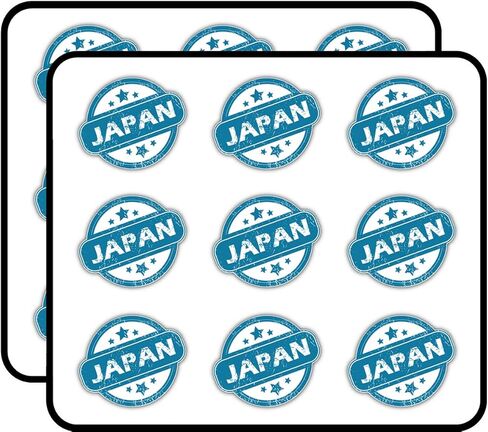 Japan Grunge Stamp Art Decor Planner Calendar Scrapbooking Crafting Stickers 2" Each 18 Pack in Kuwait