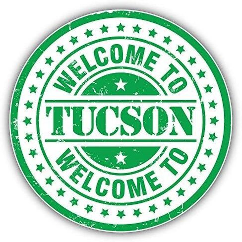 Tucson Travel Welcome Stamp Art Decorative Scrapbooking Sticker Waterproof Vinyl Stickers for Water Bottle, Laptop & Phone Case – 50 Pack in Kuwait