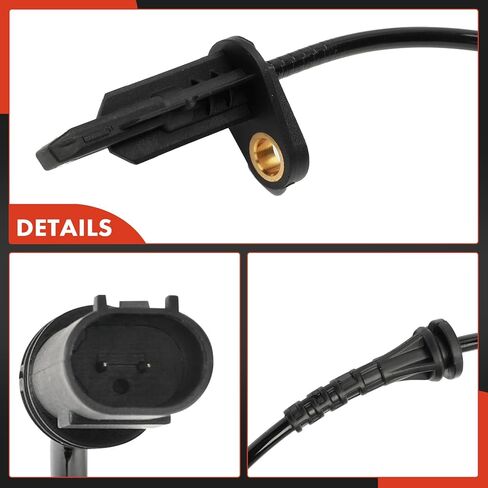 A-Premium 2PC Set Rear ABS Wheel Speed Sensor Compatible with BMW 330i/xDrive/Z4 2019-2020, M340i/M340i xDrive 2020 - Rear Driver & Passenger Side, Replace# 34526892609, 34526862806 in Kuwait