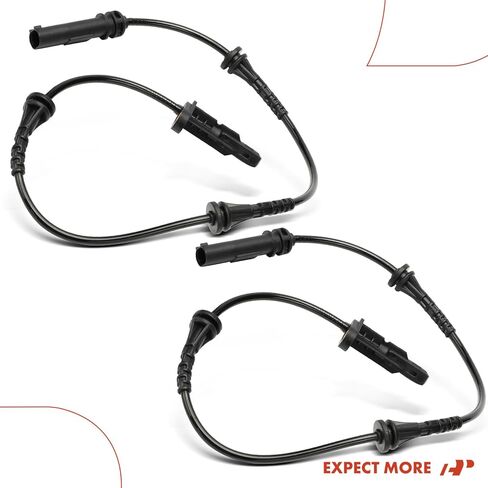 A-Premium 2PC Set Rear ABS Wheel Speed Sensor Compatible with BMW 330i/xDrive/Z4 2019-2020, M340i/M340i xDrive 2020 - Rear Driver & Passenger Side, Replace# 34526892609, 34526862806 in Kuwait