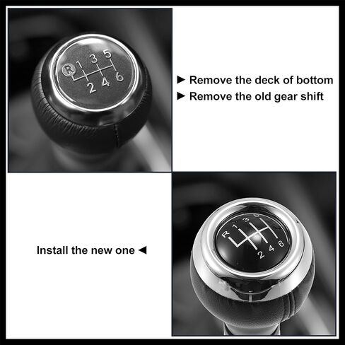 Car Manual Gear Stick Shift Knob 6 Gear for Mini Cooper R55 R56 R57 R58 R59 R61 Car Shift Head Faux Leather Durable Material in Kuwait