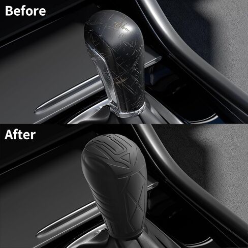 Compatible with Mazda CX-5 CX-50 CX-9 CX-3 6 3,Kicks Handle Covers,Car Shift Cover Protector,Mazda Car Protection Accessories,Gear Shift Knob Handle Cover.(Black) in Saudi Arabia