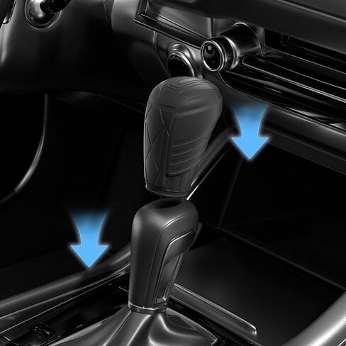 Compatible with Mazda CX-5 CX-50 CX-9 CX-3 6 3,Kicks Handle Covers,Car Shift Cover Protector,Mazda Car Protection Accessories,Gear Shift Knob Handle Cover.(Black) in Saudi Arabia