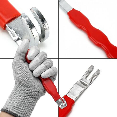 Automotive Electrical Terminal Connector Separator Removal Tool with Anti-Static Gloves, Carbon Steel Disconnect Pliers, 7.5 Inch, 2 Pack with Protective Gloves in Saudi Arabia
