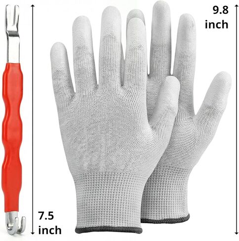 Automotive Electrical Terminal Connector Separator Removal Tool with Anti-Static Gloves, Carbon Steel Disconnect Pliers, 7.5 Inch, 2 Pack with Protective Gloves in Saudi Arabia