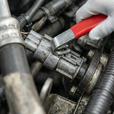 Automotive Electrical Terminal Connector Separator Removal Tool with Anti-Static Gloves, Carbon Steel Disconnect Pliers, 7.5 Inch, 2 Pack with Protective Gloves in Saudi Arabia