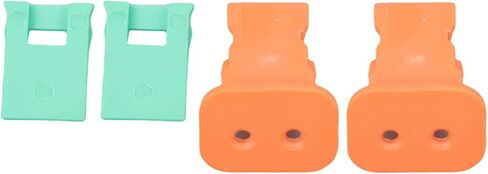 kimllier 10 Set DT Series 2-Pin Connector Kit with Tool – 16 Gauge Stamped Terminals Fits 14-18 AWG for Reliable Electrical Connections in Kuwait
