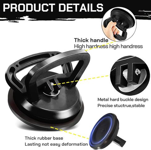 Dent Puller,Dent Remover Tool for Car - Suction Cup for Car Dents,Handle Lifter for Car Body,Glass,Screens,and Objects,Dent Repair Kit for Easy Removal in Saudi Arabia