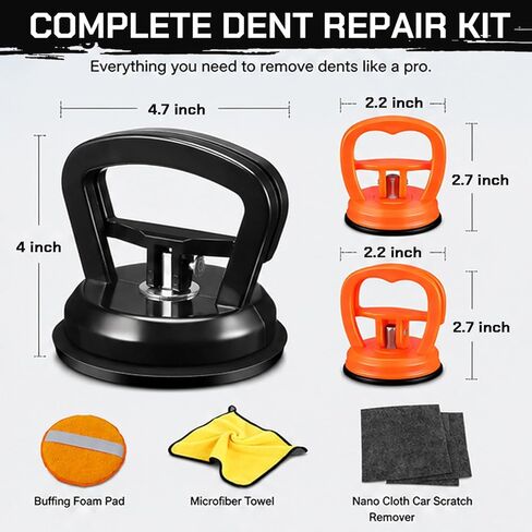 Dent Puller,Dent Remover Tool for Car - Suction Cup for Car Dents,Handle Lifter for Car Body,Glass,Screens,and Objects,Dent Repair Kit for Easy Removal in Saudi Arabia